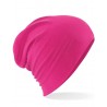 Slouchy beanie - mod. B368:Fuchsia, 95% cotton / 5% elastane, One Size
